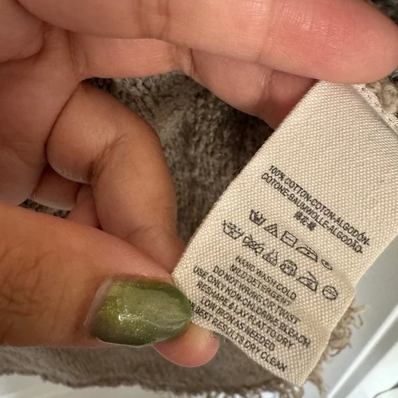 Free People cross my heart distressed knit sweater tan - Picture 3 of 5